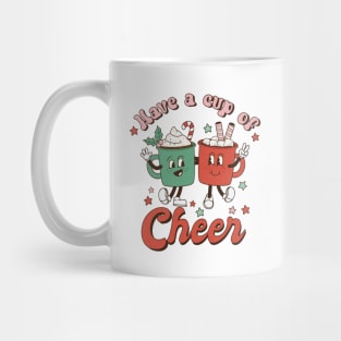 Retro Christmas Have a Cup of Cheer Hot Coco Mug